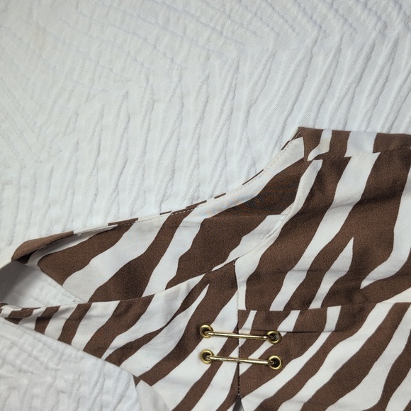 Zebra Print Sleeveless Dress MICHAEL KORS - Picture 10 of 10